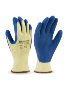 GUANTE LATEX RUGOSO AZUL EGRIP EN388 (3142)