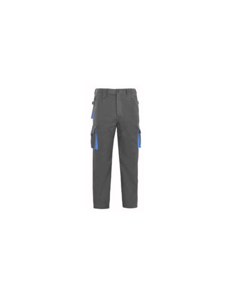 PANTALON ELITE TERGAL 240GR. GRIS/CELESTE EP701GR/AZ