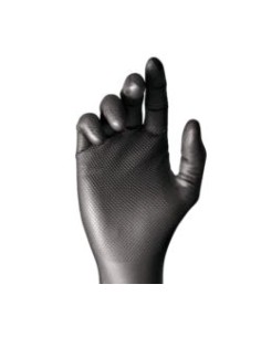 GUANTE 580NR DESECHABLE NEGRO GRIPPAZ (Caja de 50uds.) 2