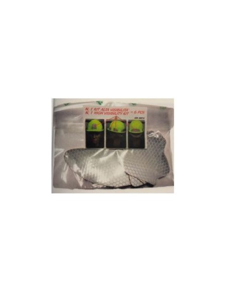 KIT DE 6 ADHESIVOS GRIS REFLEX. CLASE 2 REF.6STI000NSI