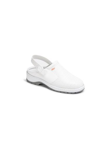 ZUECO BLANCO SEÑORA MODELO BEA-L PERFORADO DIAN