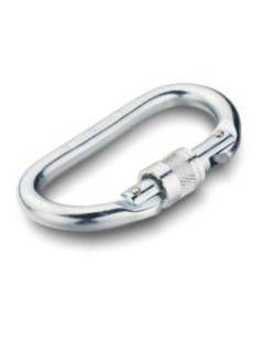 MOSQUETON DE ACERO AZOR APERTURA 17 mm.