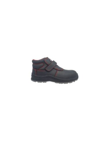 BOTA OREGON PIEL NEGRA C/VELCRO (METAL FREE) S3S CI HI FO SR