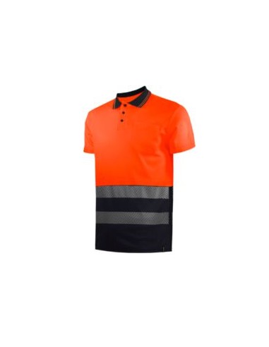 POLO 316S  BICOLOR B.SEGMENTADA100% POLIESTER M/C EN471