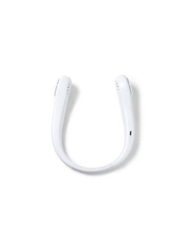 VENTILADOR DE CUELLO NEKI BLANCO CON BATERIA