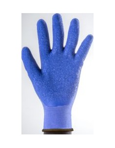 GUANTE NYLON/LATEX RUGOSO AZUL 1LACB EN388(3131X) 2