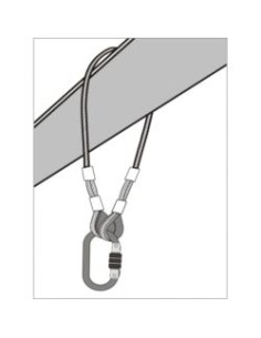 ANCLAJE ESLINGA CABLE ACERO INOX. 1MT EN795 B FA6000610S 2