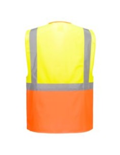 CHALECO EXECUTIVE S376 MULTIB. AMARILLO FL/NARANJA EN471 2