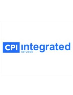 LONA MICROPERF 2x2 m. LOGO "CPI INTEGRATED SERVICES" C/RFZO. Y OLLADOS