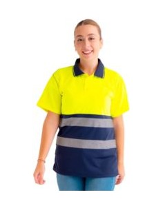 POLO DRAGO M/C BICOLOR BANDA SEG. EN471 2