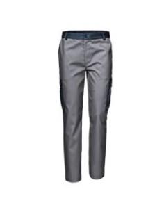 PANTALON MC5731 POLYTECH GRIS/MARINO 280GR