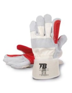 GUANTE AMERICANO SRJ/LONA 202RB EN388(4244D) EN407 (X1XXX)