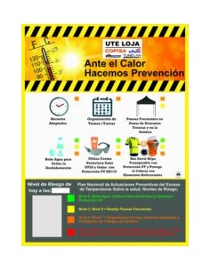 LONA MICROPERF 80x60Cm UTE LOJA NIVELES GOLPE CALOR + 2 SEÑAES DOBLES C/OLLADO