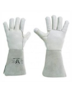 CUBRE GUANTE URO FLAMA DE SOLDADOR C/RFZO. 15 LIMO