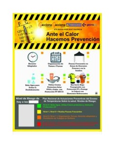 LONA MICROPERF 80x60Cm UTE SEDE AEAT VALENCIA NIVELES GOLPE CALOR + 2 SEÑAES DOBLES C/OLLADO