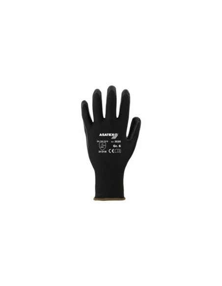 GUANTE NYLON/NITRILO NEGRO 3520 EN388 (4121)
