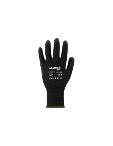 GUANTE NYLON/NITRILO NEGRO 3520 EN388 (4121)