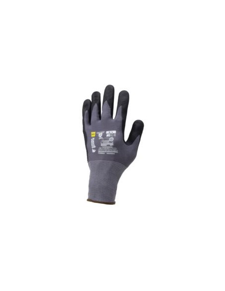 GUANTE 1NIDP EUROLITE 15N600D NYLON/ESPUMA NITRILO PUNTITOS