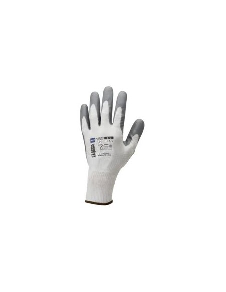 GUANTE 1LACW LATEX GRIS/POLIESTER RECICLADO EUROLITE L900