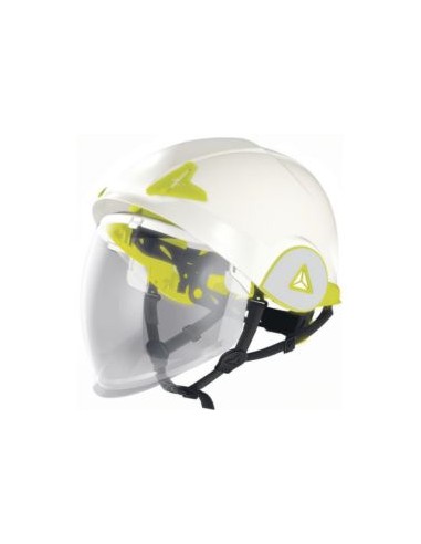 CASCO DIELECTRICO ONYX CON PANTALLA RETRACT. EN397-EN50365-EN166/8