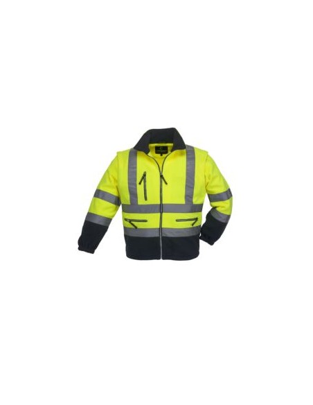 FORRO POLAR 7PST STATION AV BICOLOR MANGAS.DESM.