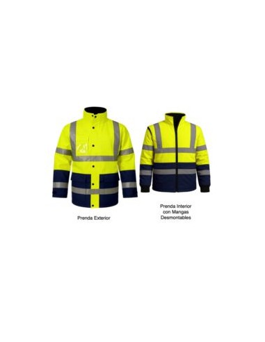 PARKA PREMIUM3 COMBI FLUOR EN471 TRIPLE USO