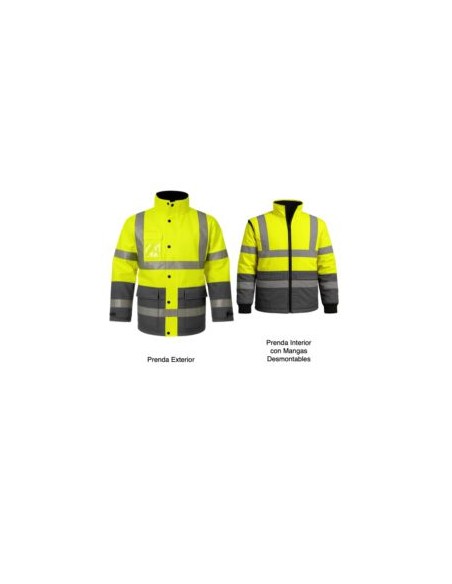 PARKA PREMIUM3 COMBI FLUOR EN471 TRIPLE USO