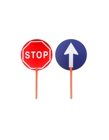 PALETA 0577 SEÑALIZACION DOS CARAS STOP/PASAR
