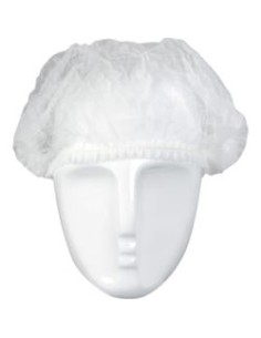 GORRO DESECHABLE BLANCO C/GOMA AJUSTABLE CLIP52W