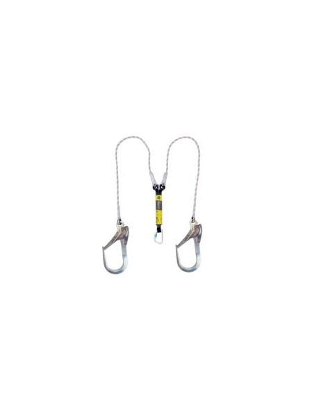 CUERDA 1,8m."Y" + ABSB. + 2 G.ALUMINIO 110mm ABE373-BH