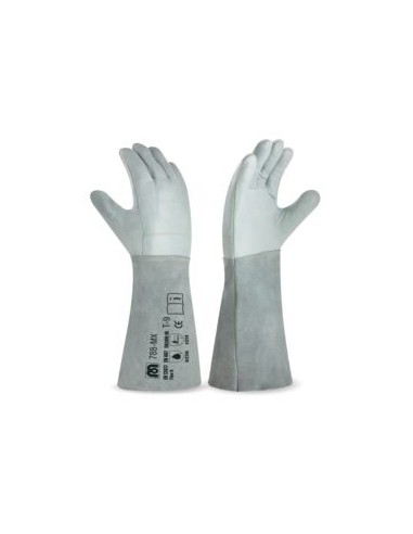 GUANTE PIEL FLOR VACUNO/DORSO SERRAJE 788MXG