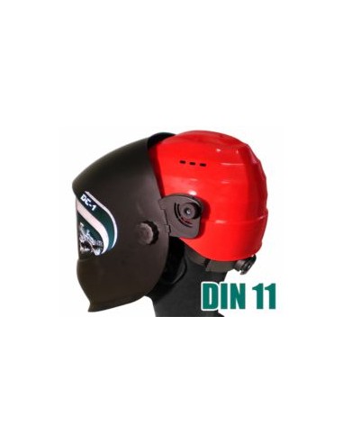 PANTALLA SOLDADOR DC1 330 DIN 11 + CASCO TERANO
