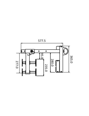 ANCLAJE DE PARED/MURO FA6001000 EN795 CLASE B CON 1 ARGOLLA