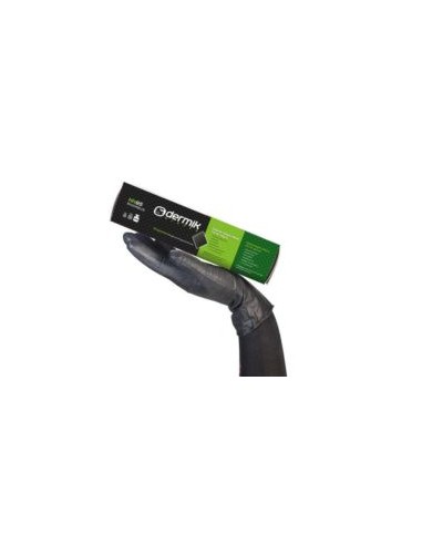 GUANTE NN85 DESECHABLE NEGRO GRIPPAZ (Caja de100uds.)