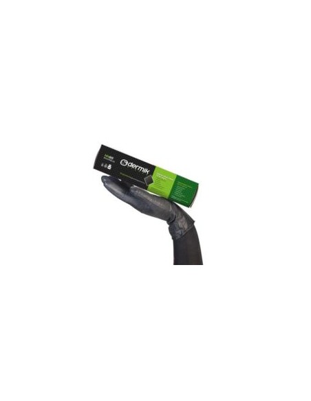 GUANTE NN85 DESECHABLE NEGRO GRIPPAZ (Caja de100uds.)