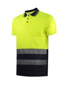 POLO 316S  BICOLOR B.SEGMENTADA100% POLIESTER M/C EN471