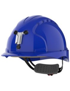 CASCO EVO3 AJE179-300-500 AZUL CON PORTA LAMPARAS EN397