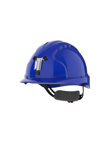 CASCO EVO3 AJE179-300-500 AZUL CON PORTA LAMPARAS EN397