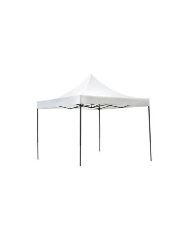 CARPA DE ESTRUCTURA DE ACERO + LONA BLANCA MOD. LEMONT 3x3m.