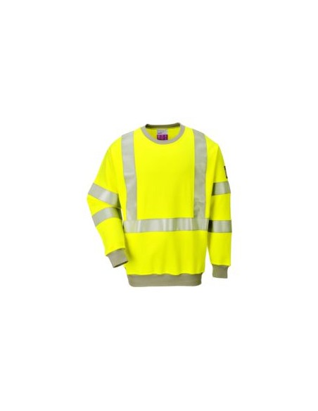 SUDADERA FR72 AMARILLO FL.IGNIF.ANTIEST.ARCO ELECT.