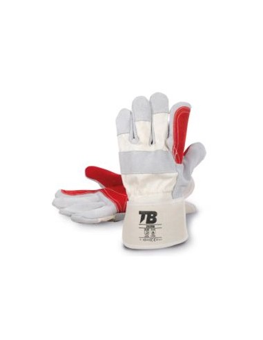 GUANTE AMERICANO SRJ/LONA 202RB EN388(4244D) EN407 (X1XXX)