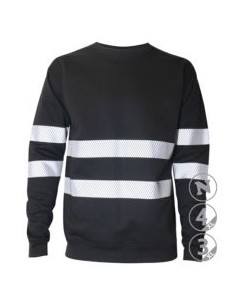 SUDADERA NEXO C/BANDA SEGM. 65/35 280GR