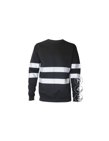 SUDADERA NEXO C/BANDA SEGM. 65/35 280GR