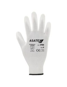 GUANTE NYLON/POLIURETANO BLANCO 3700 EN388 (4131)