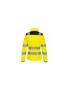 SOFTSHELL PREMIUM WOMAN PW381 AMARILLO FL/NEGRO 2