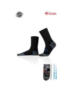 CALCETÍN VERANO COOLMAX TRANSP. NEGRO