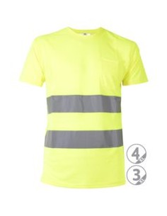 CAMISETA OSAKA AMARILLA FL. M/CORTA EN471