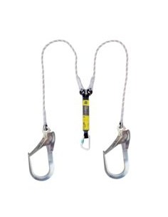 CUERDA 1,8m."Y" + ABSB. + 2 G.ALUMINIO 110mm ABE373-BH