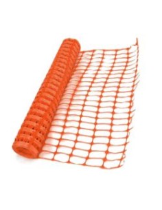 METRO MALLA NARANJA DE 1 m. DE ALTURA