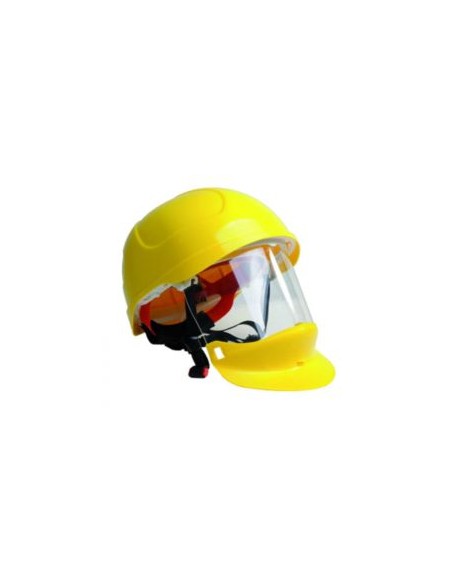 CASCO SECRA DIELECTRICO C/PANTALLA RETRÀCTIL Y BARBUQUEJO